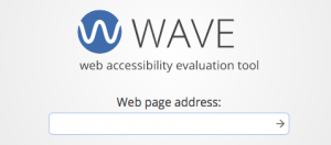 WAVE homepage